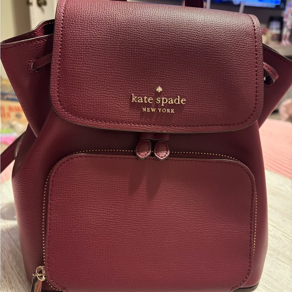 Kate Spade Deep Red Backpack
